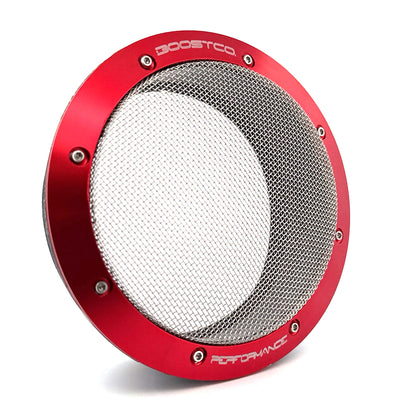 RED High-flow turbo filter with spherical stainless-steel mesh