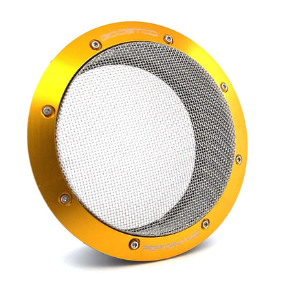 GOLD Compact turbo screen guard – 4in inlet filter for tight engine bays 