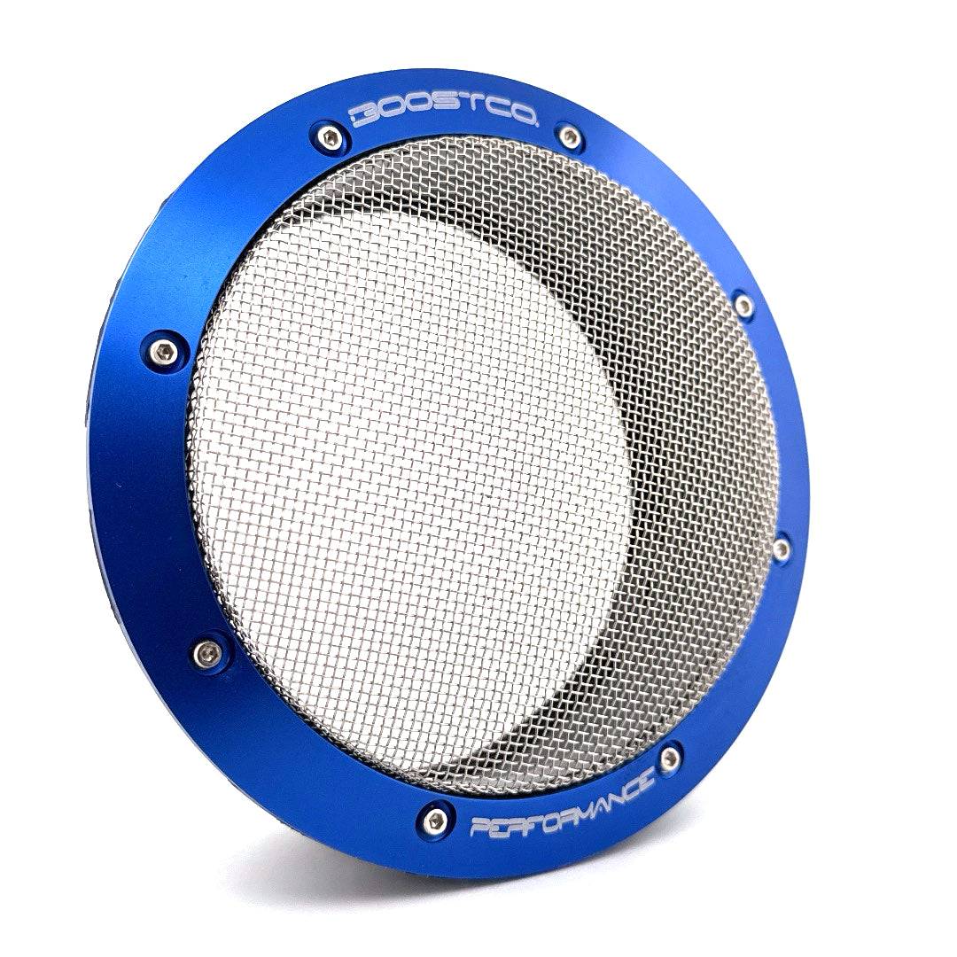 BLUE Pressure-tested 4 inch turbo guard – cone filter alternative